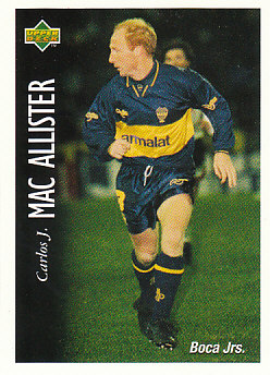 Carlos Javier Mac Allister Boca Juniors 1995 Upper Deck Futbol Argentina #2